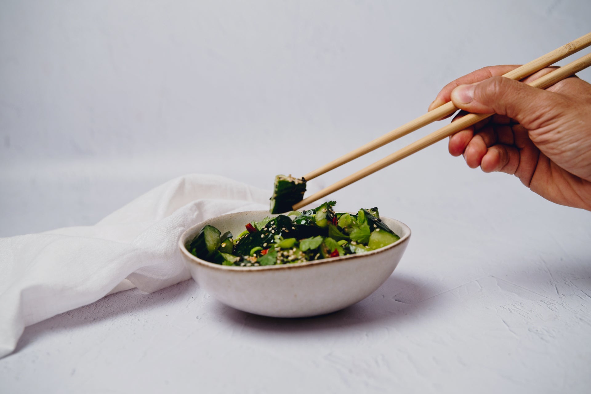 Asiatischer Gurkensalat