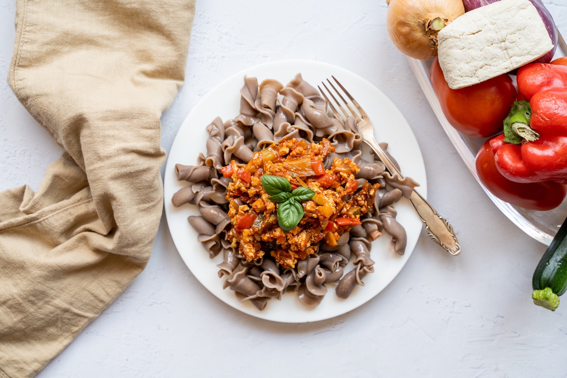 Auberginen Pasta