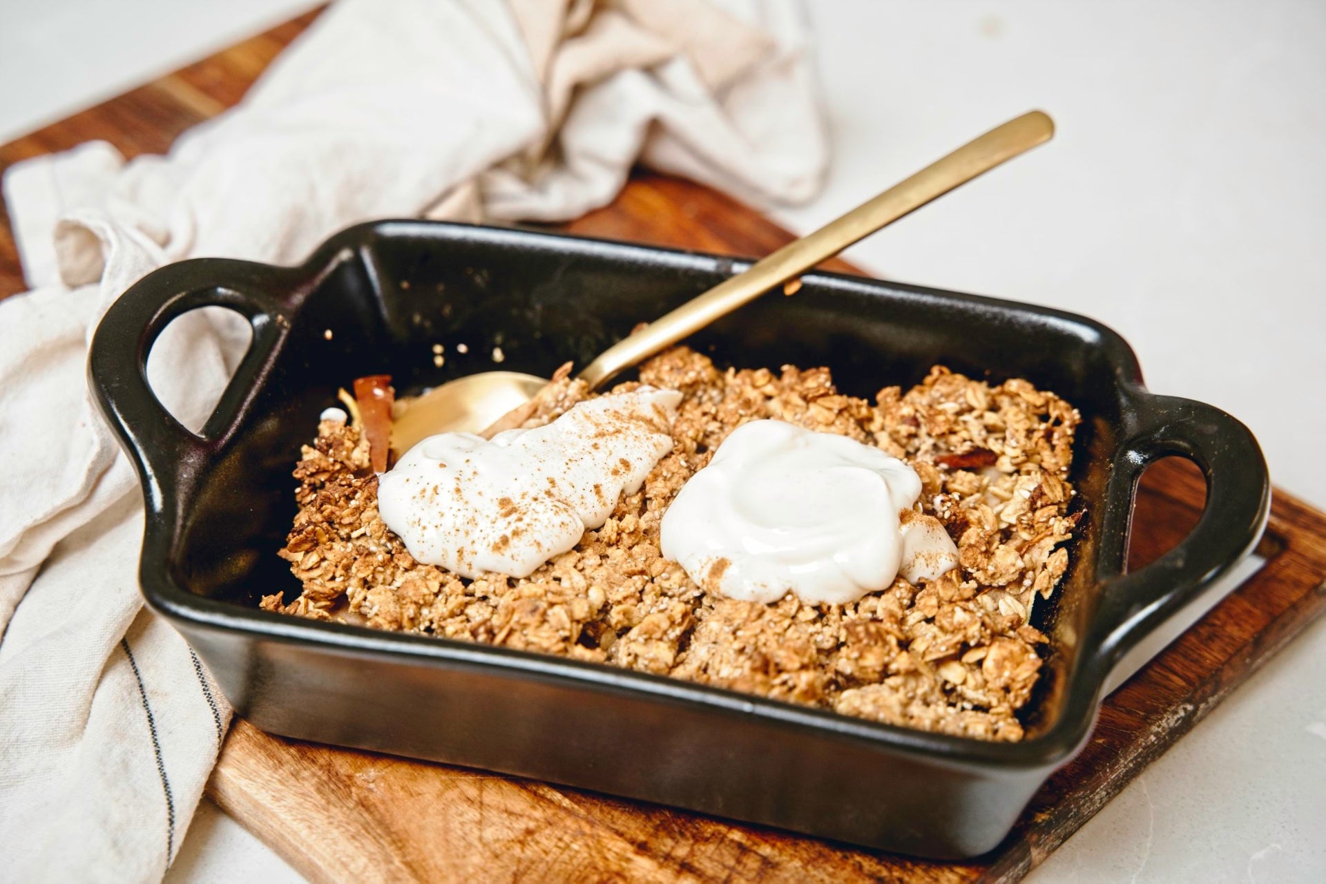 Veganer Apple Crumble