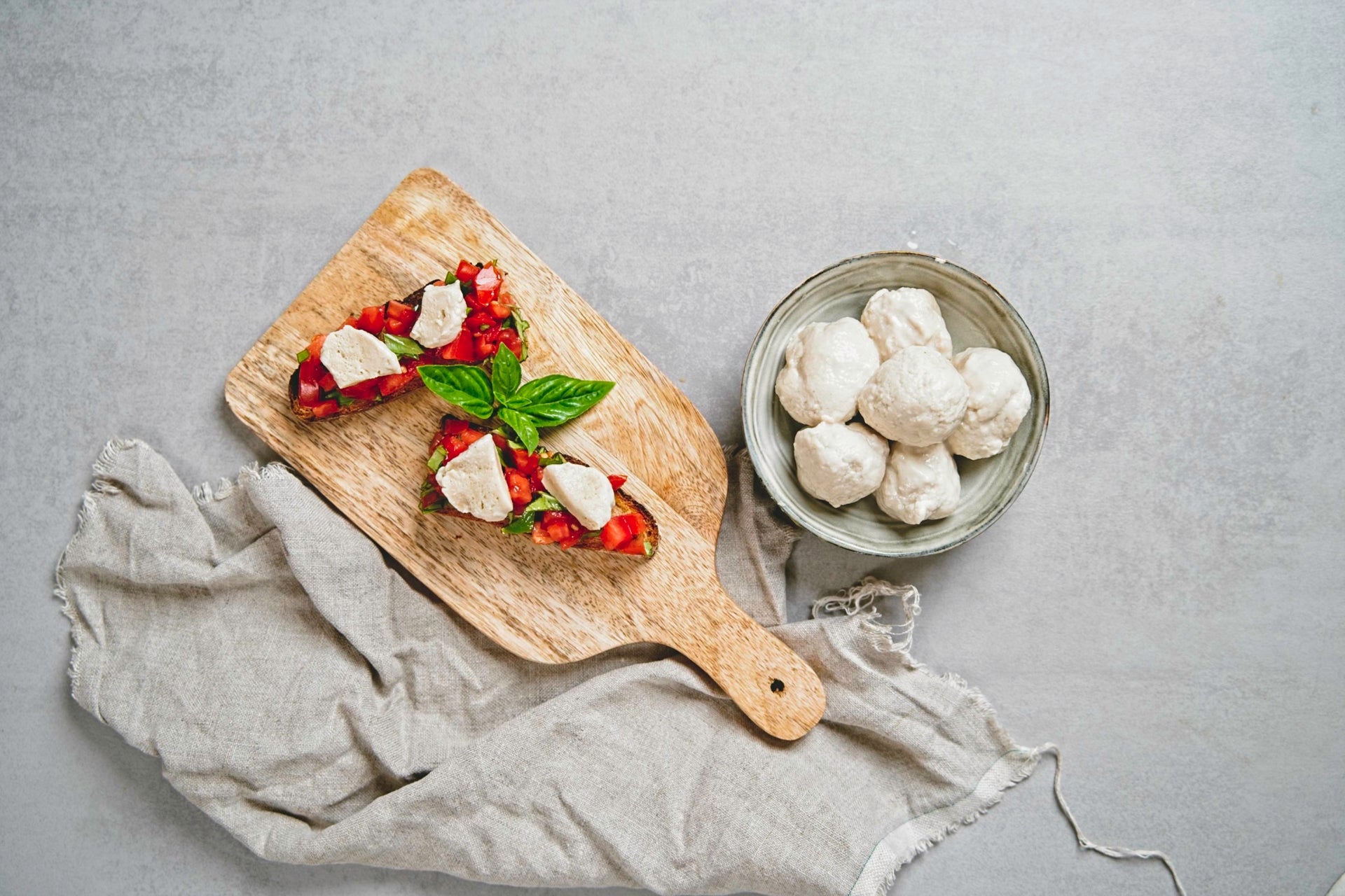 Veganer Mozzarella