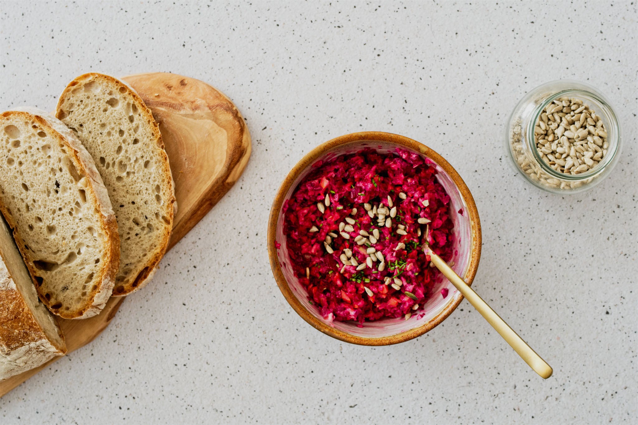 Rote Bete Salat mit Apfel