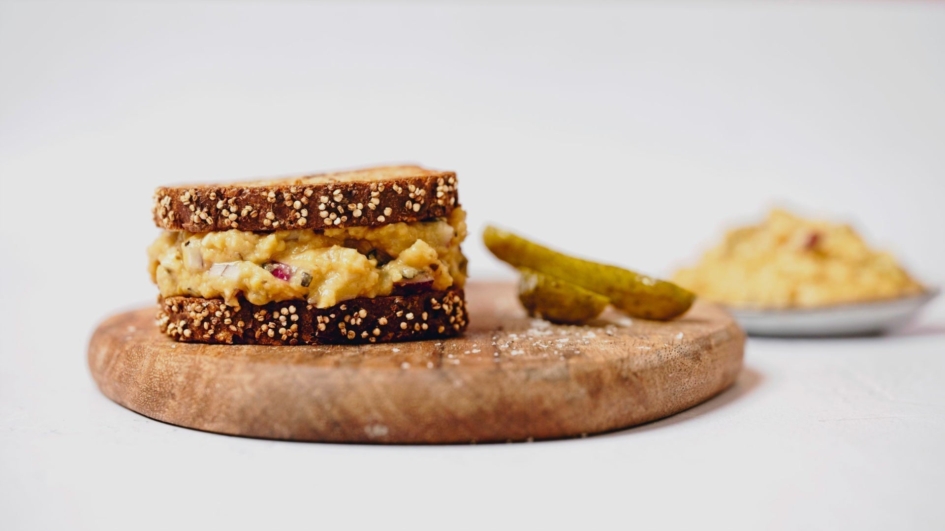 Veganer Thunfischsalat Sandwich