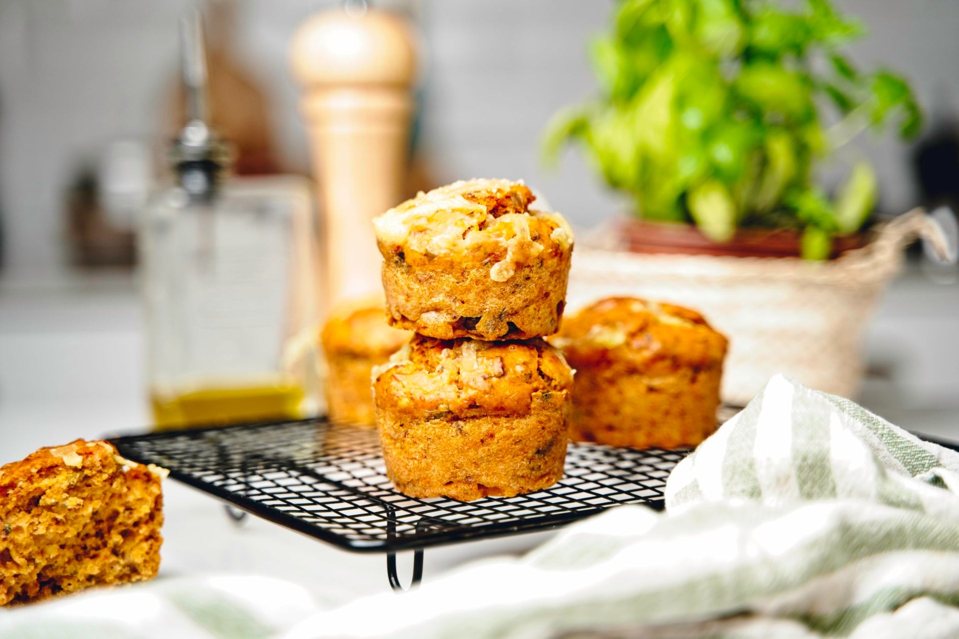 Vegane Pizza Muffins