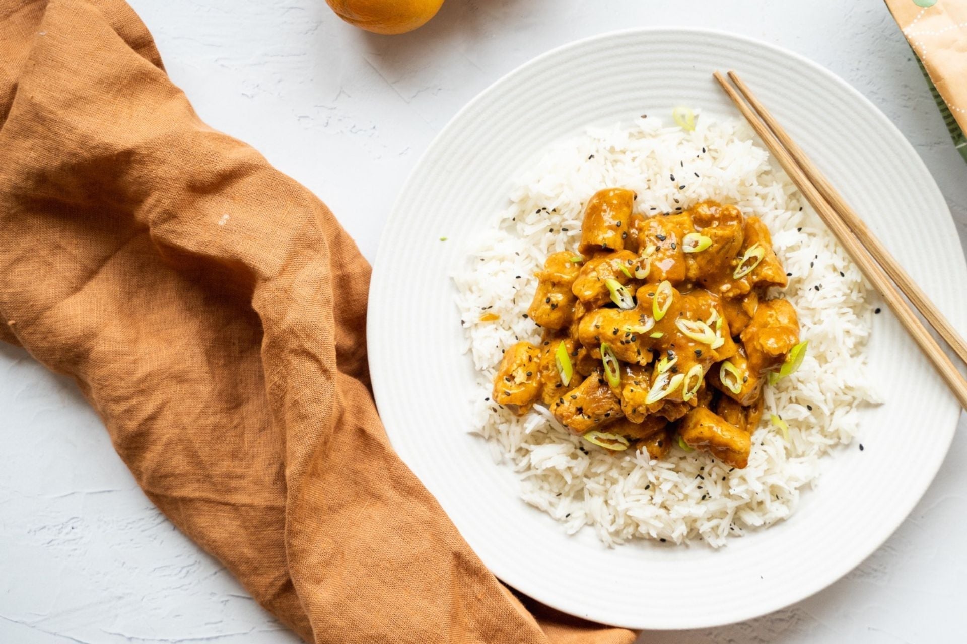 Veganes Orange Chicken