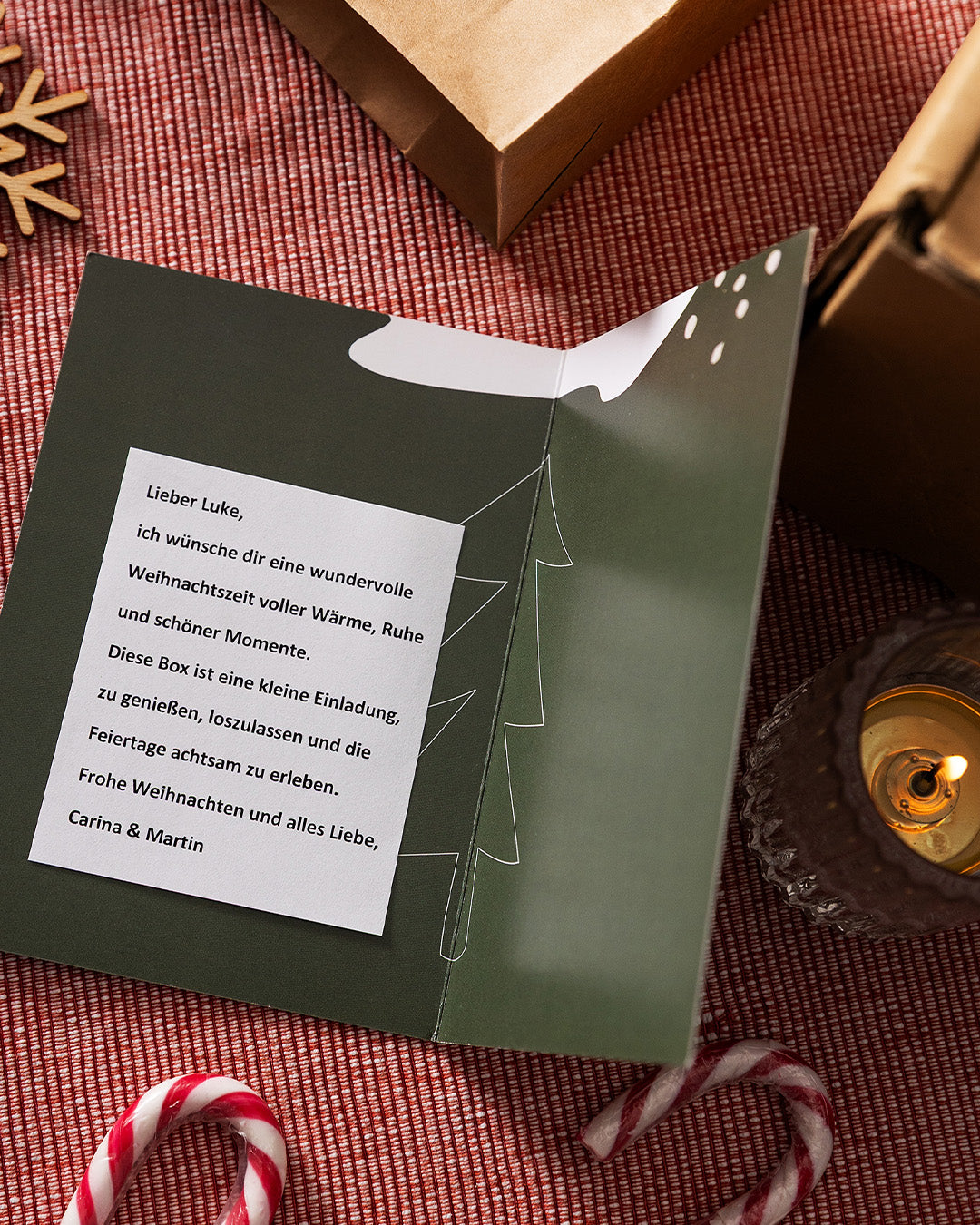 Grußkarte Frohe Weihnachten