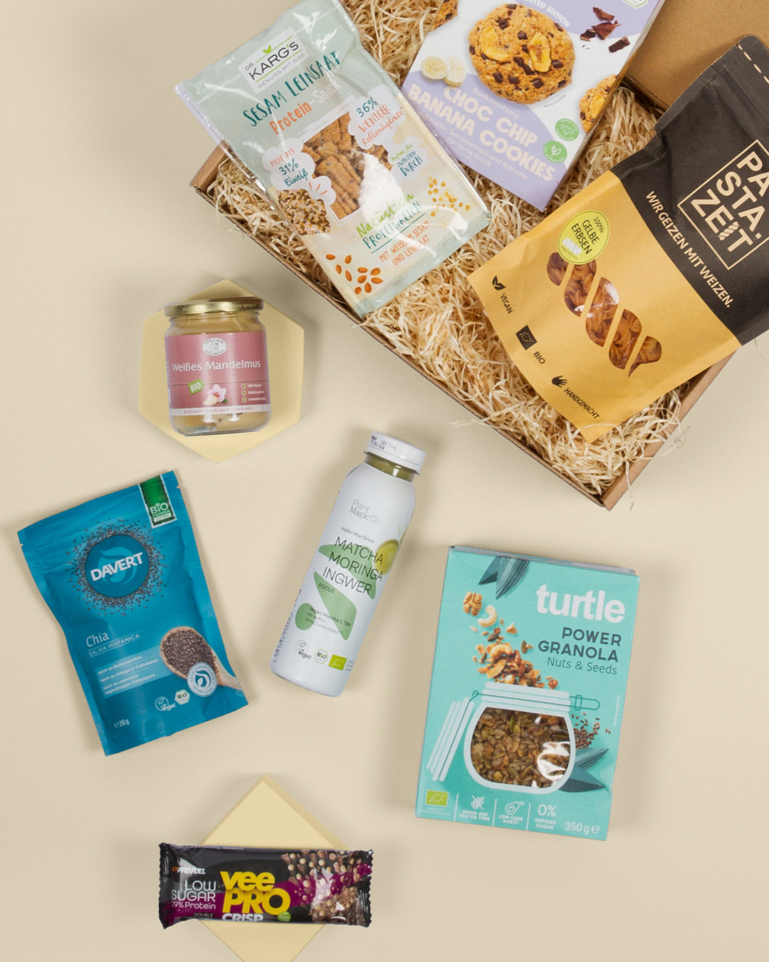 Proteinreiche vegane Lebensmittel und mehr aus der Active Box