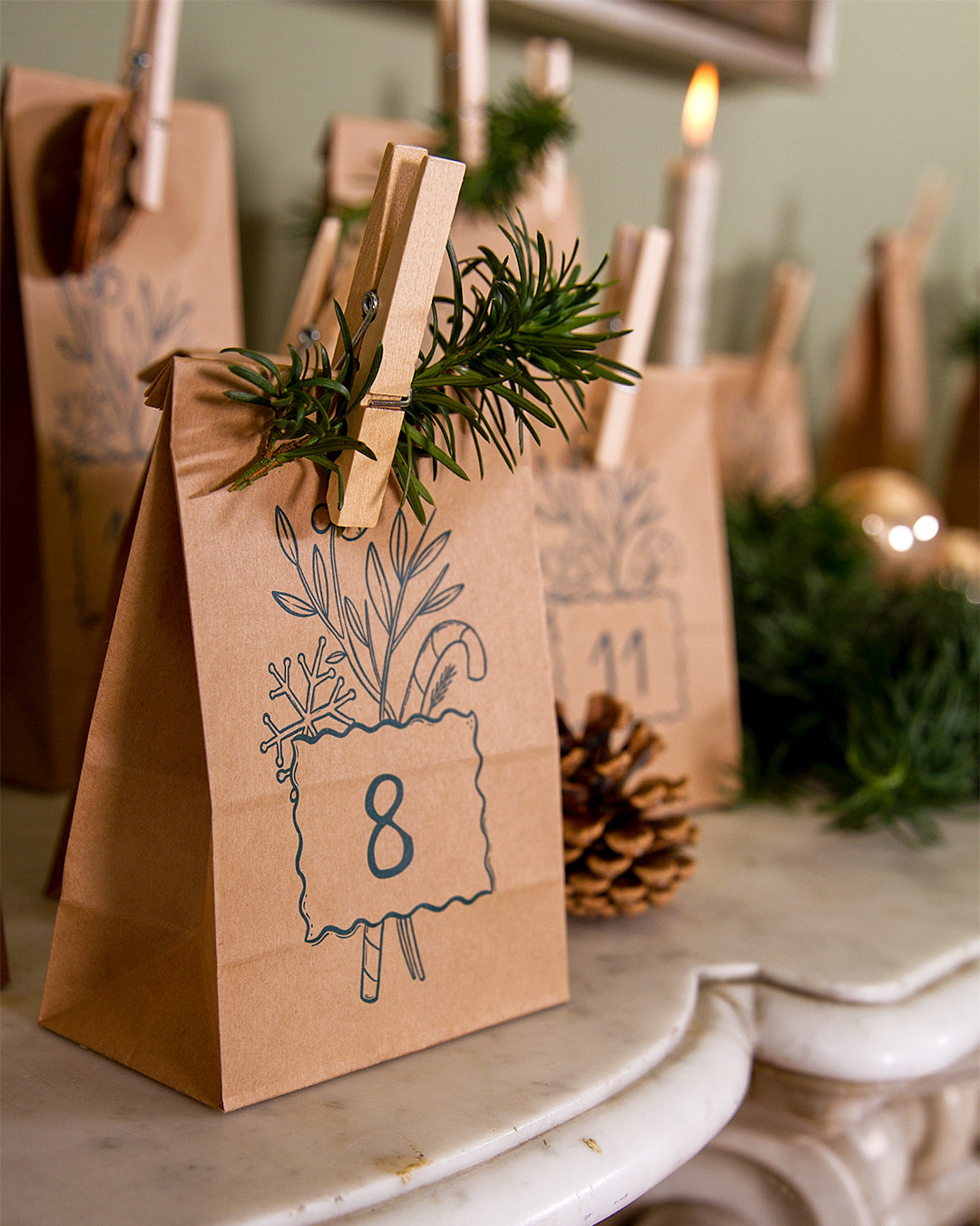 Süßigkeiten Adventskalender 2023