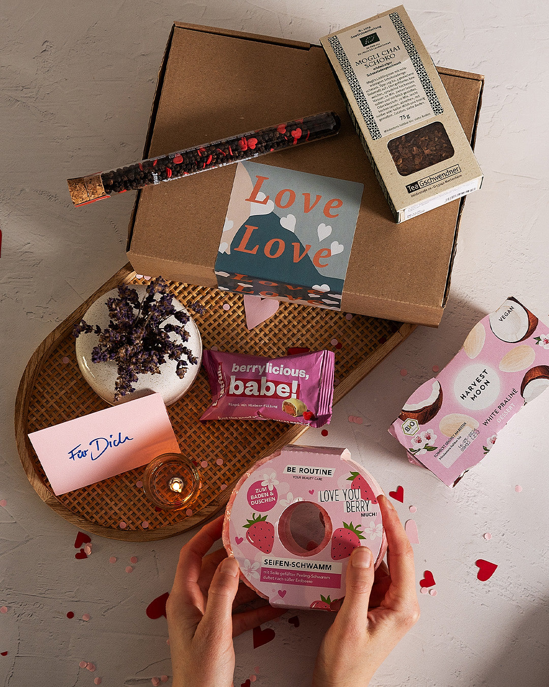 Geschenkbox zum Valentinstag