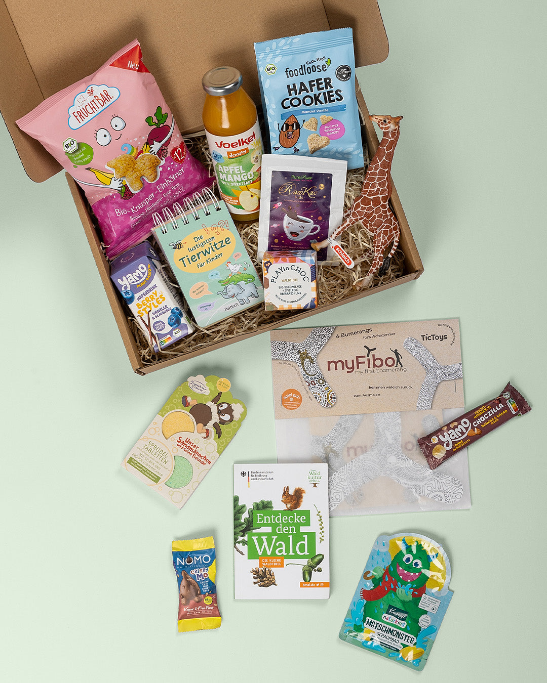 Gesunde Snacks für Kinder in Kids Box