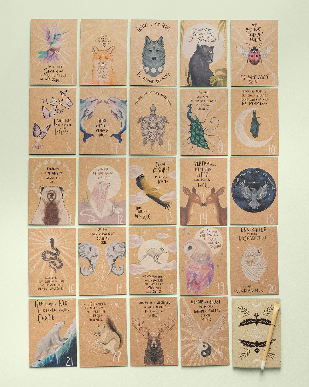 Mindful Adventskalender 2025 - Animal Spirit Edition