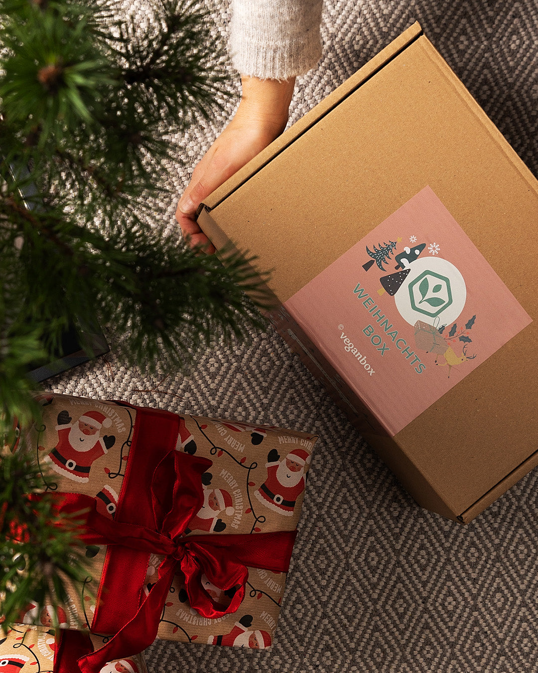 Weihnachts-Geschenkbox vegan