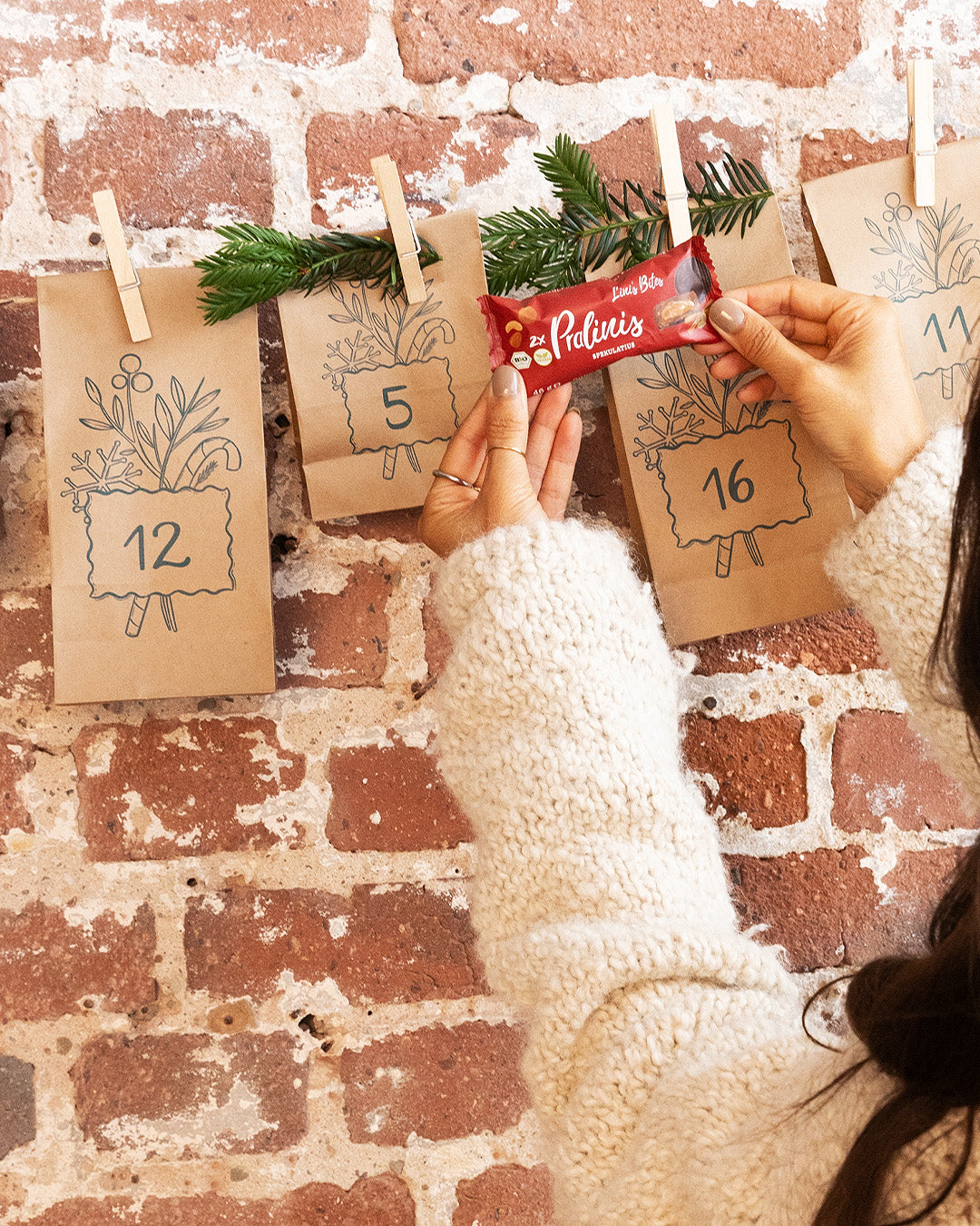 Veganer Snack und Suessigkeiten Kalender 2025