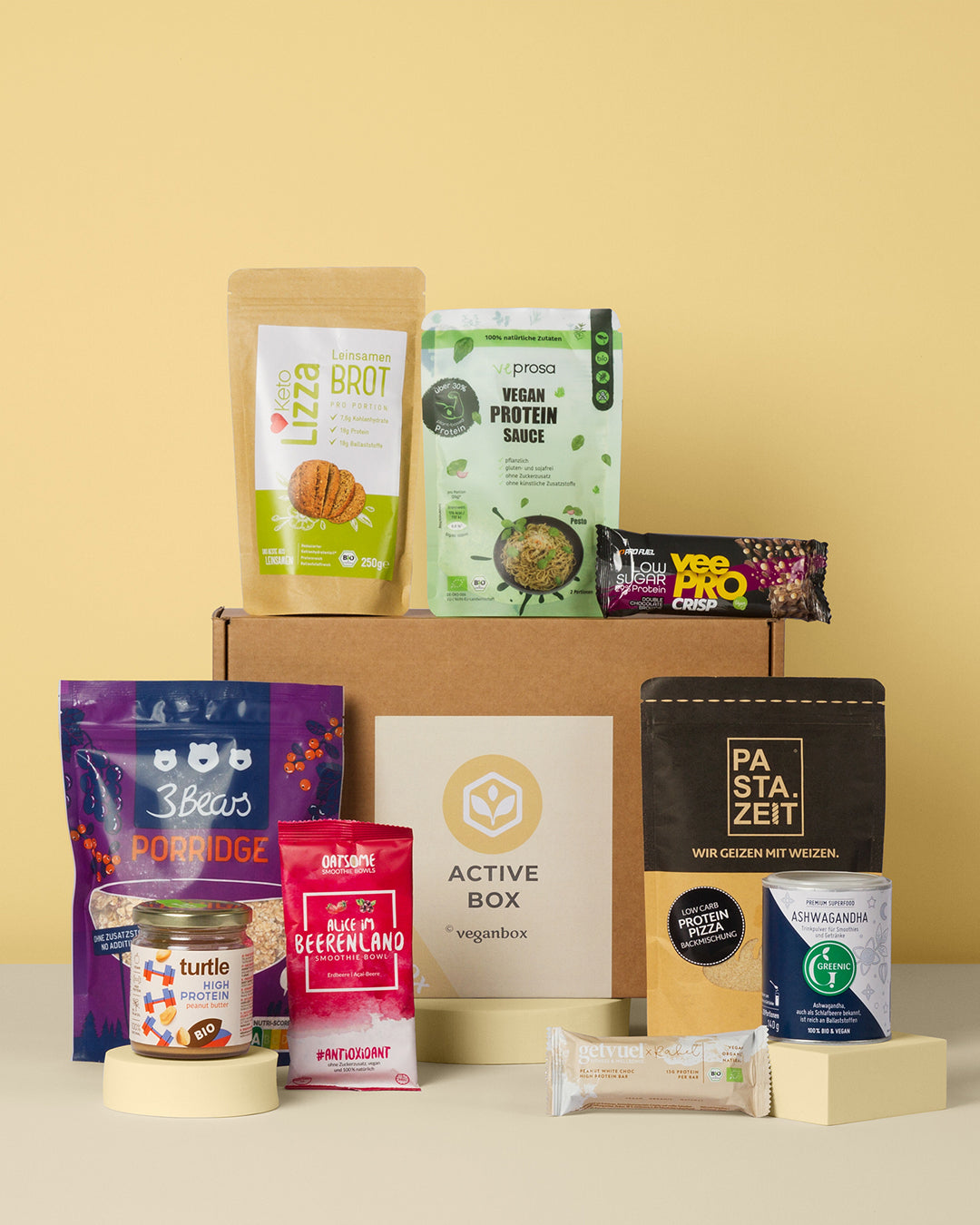 vegane proteinreiche lebensmittel aus der active box