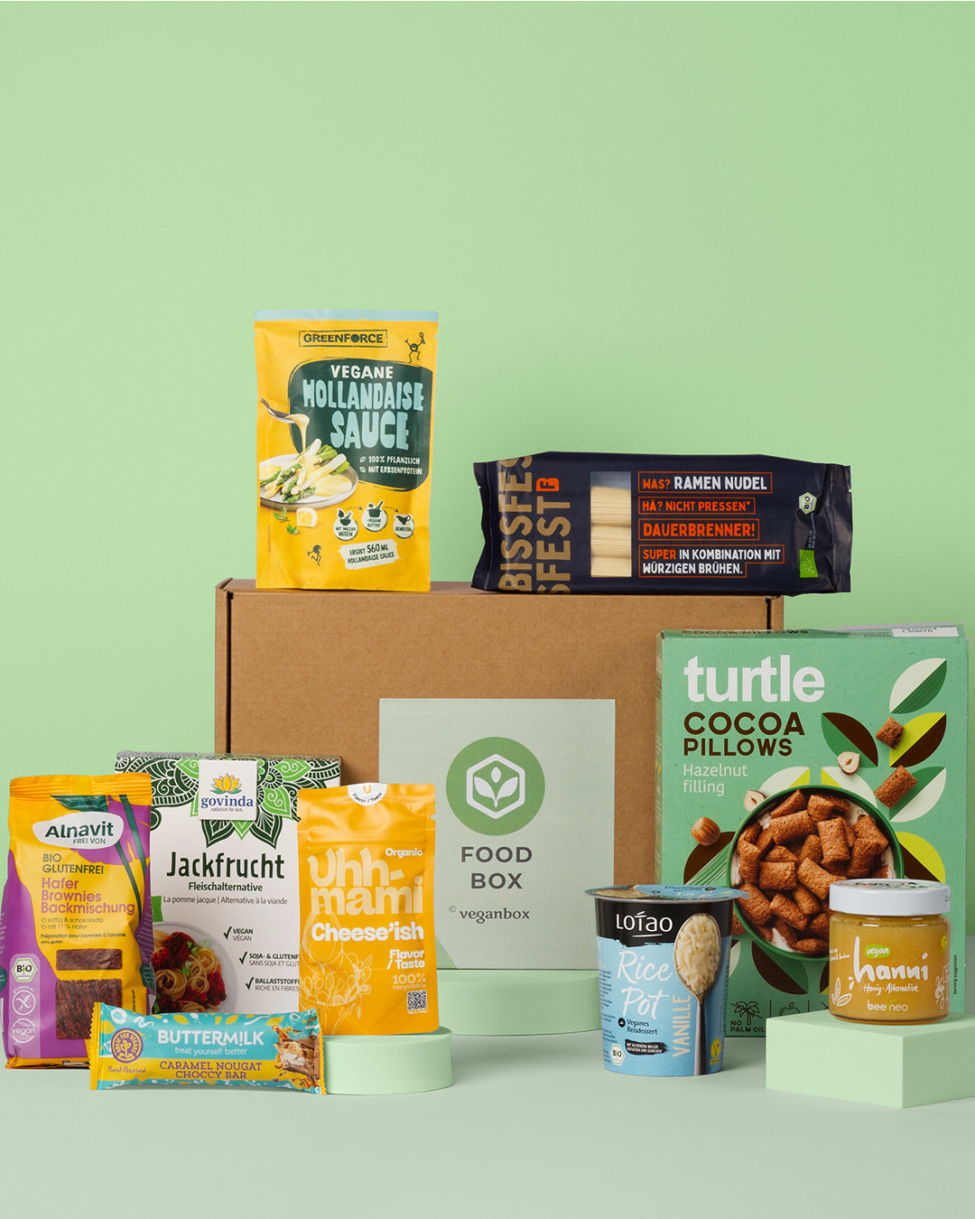 Vegane Lebensmittel aus der Food Box