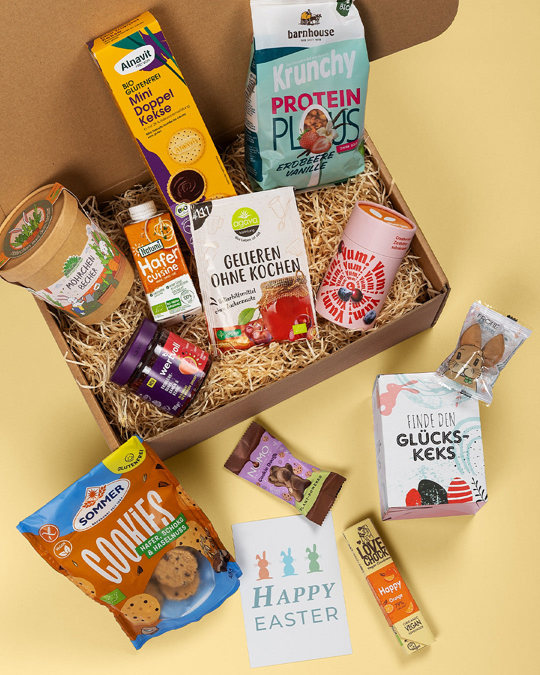 Vegane Ostersüßigkeiten in der Box