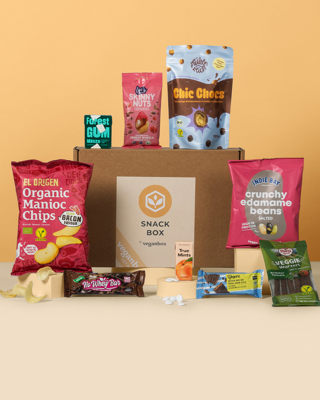 Vegane Snacks und die Snack Box