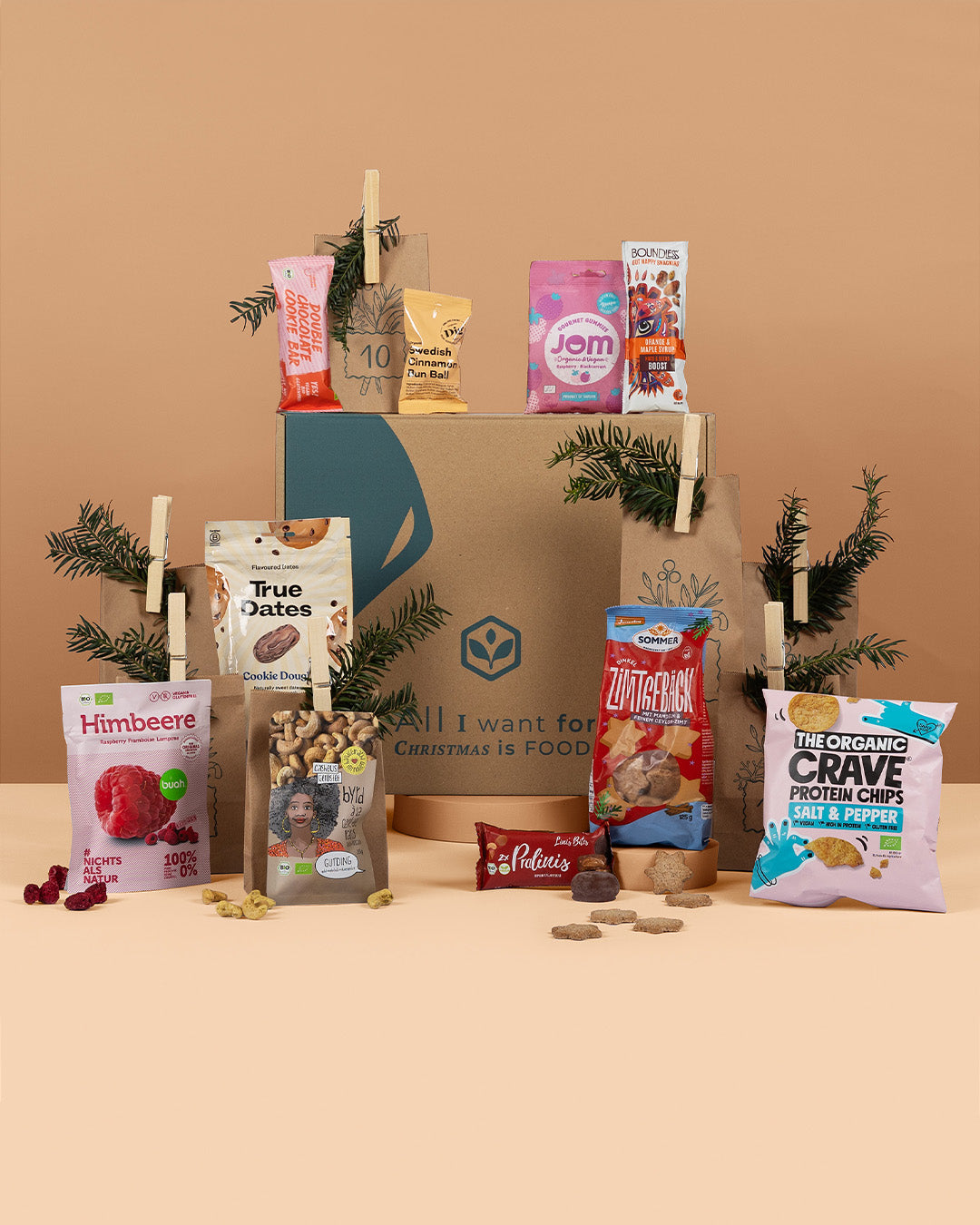 Veganer Süßigkeiten Adventskalender
