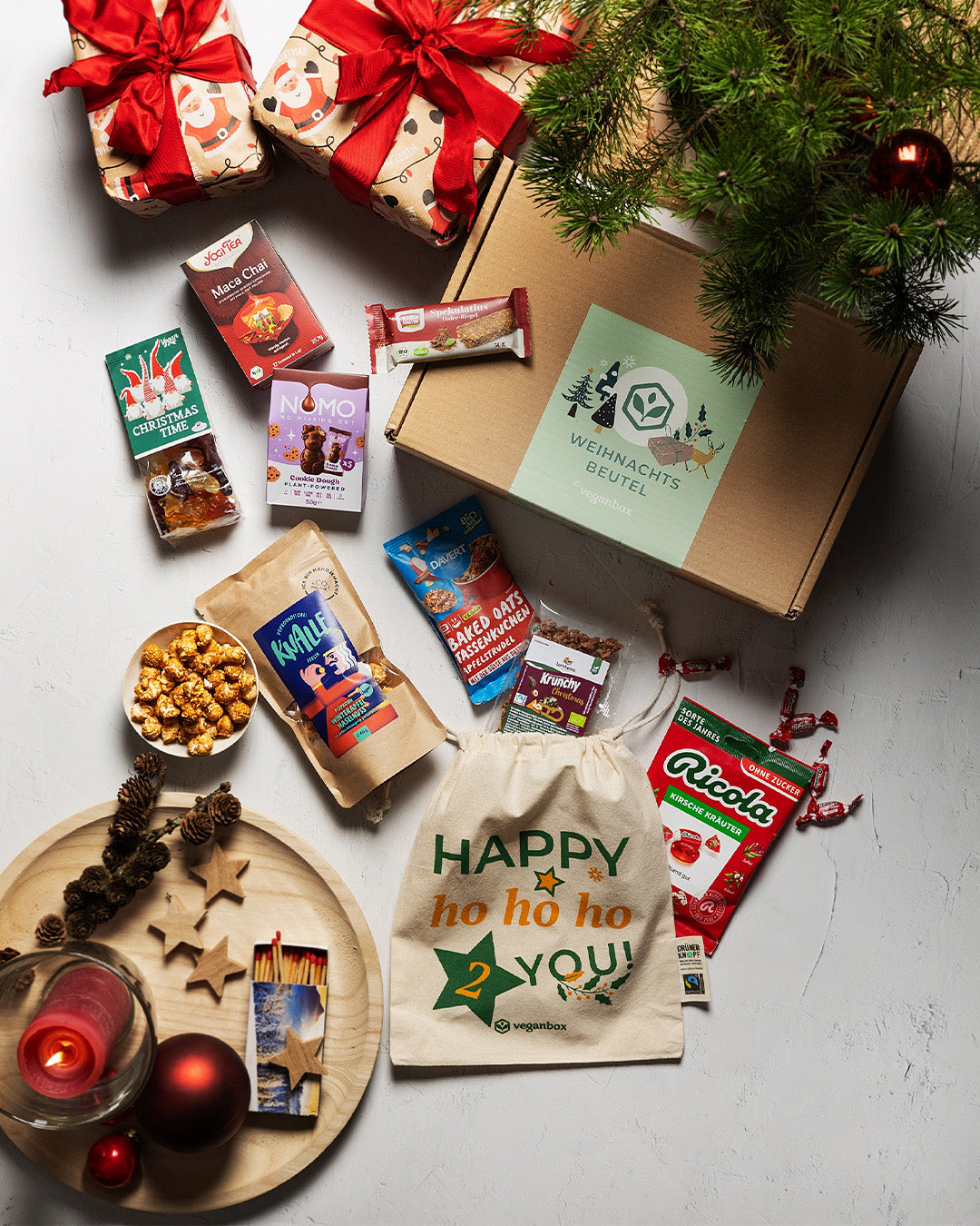 Weihnachtsbeutel vegan