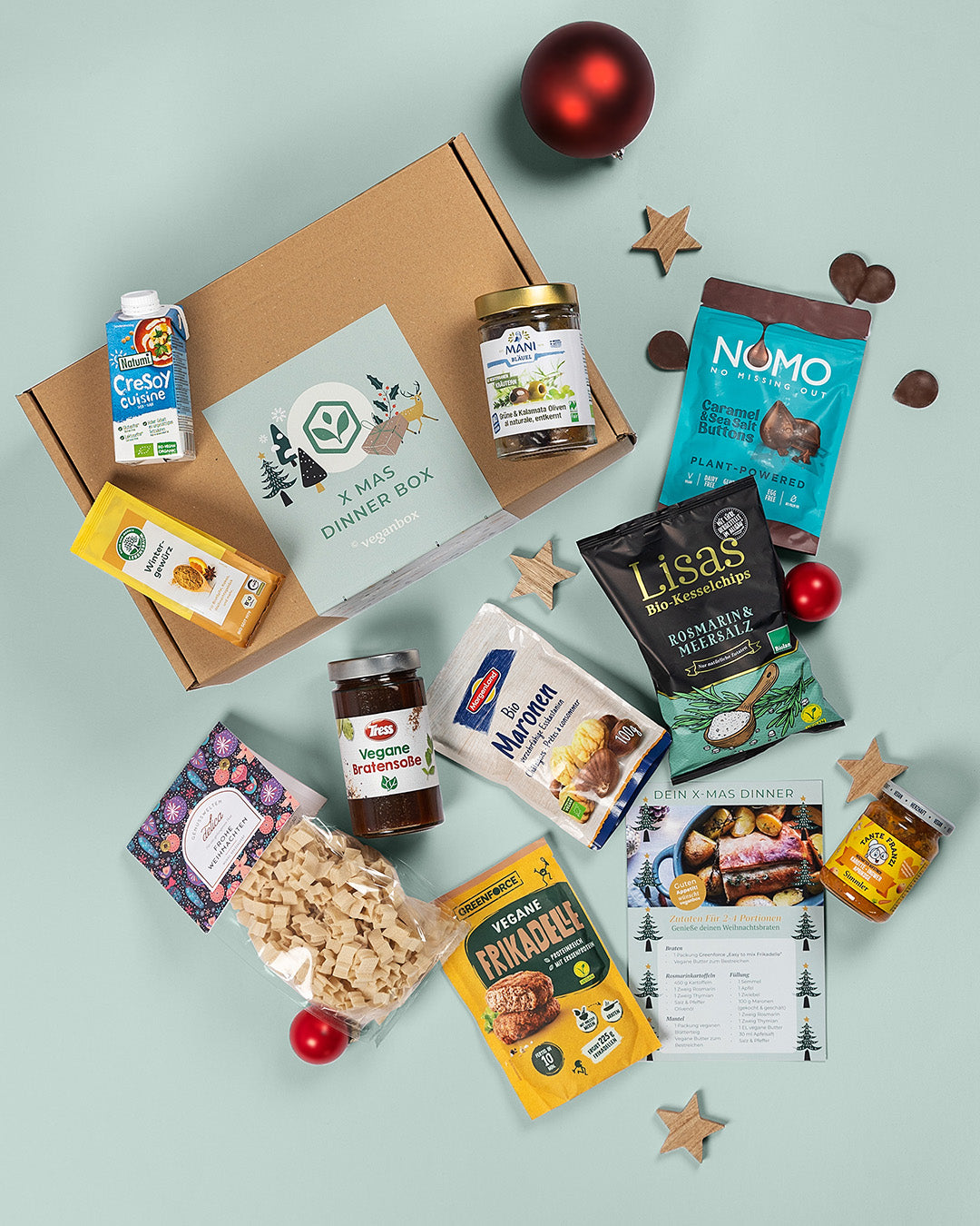Weihnachtsessen vegan