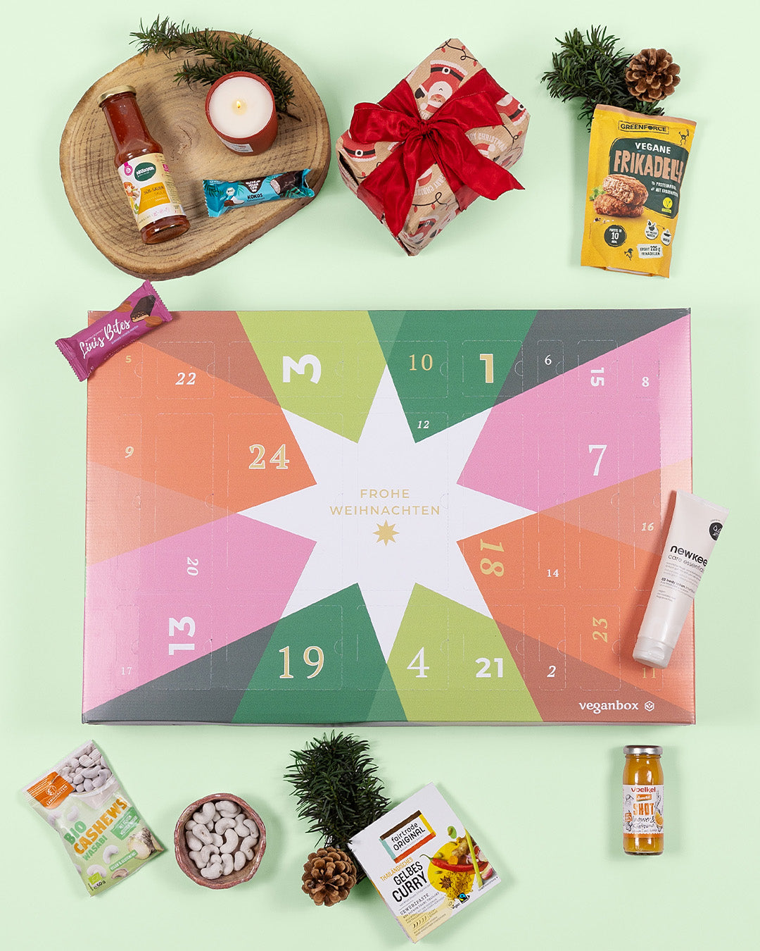 Adventskalender für Veganer - mit Inhalt