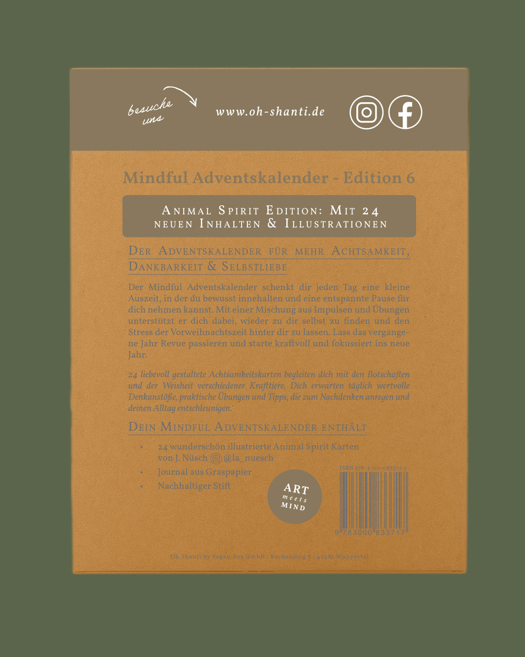 Mindful Adventskalender 2025 - Animal Spirit Edition