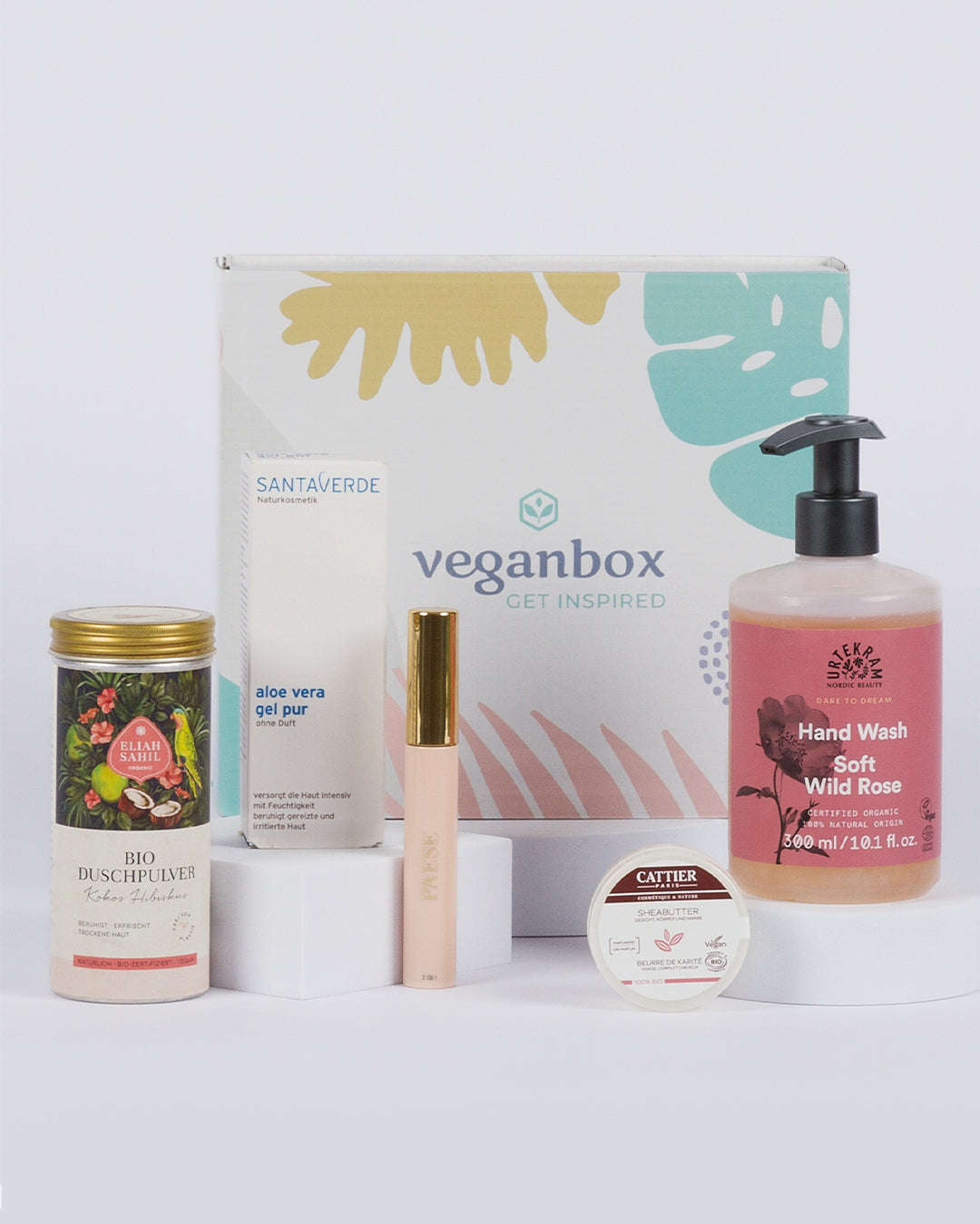 wiederverwendbare Kosmetik Box mit veganen und tierversuchsfreier Kosmetik