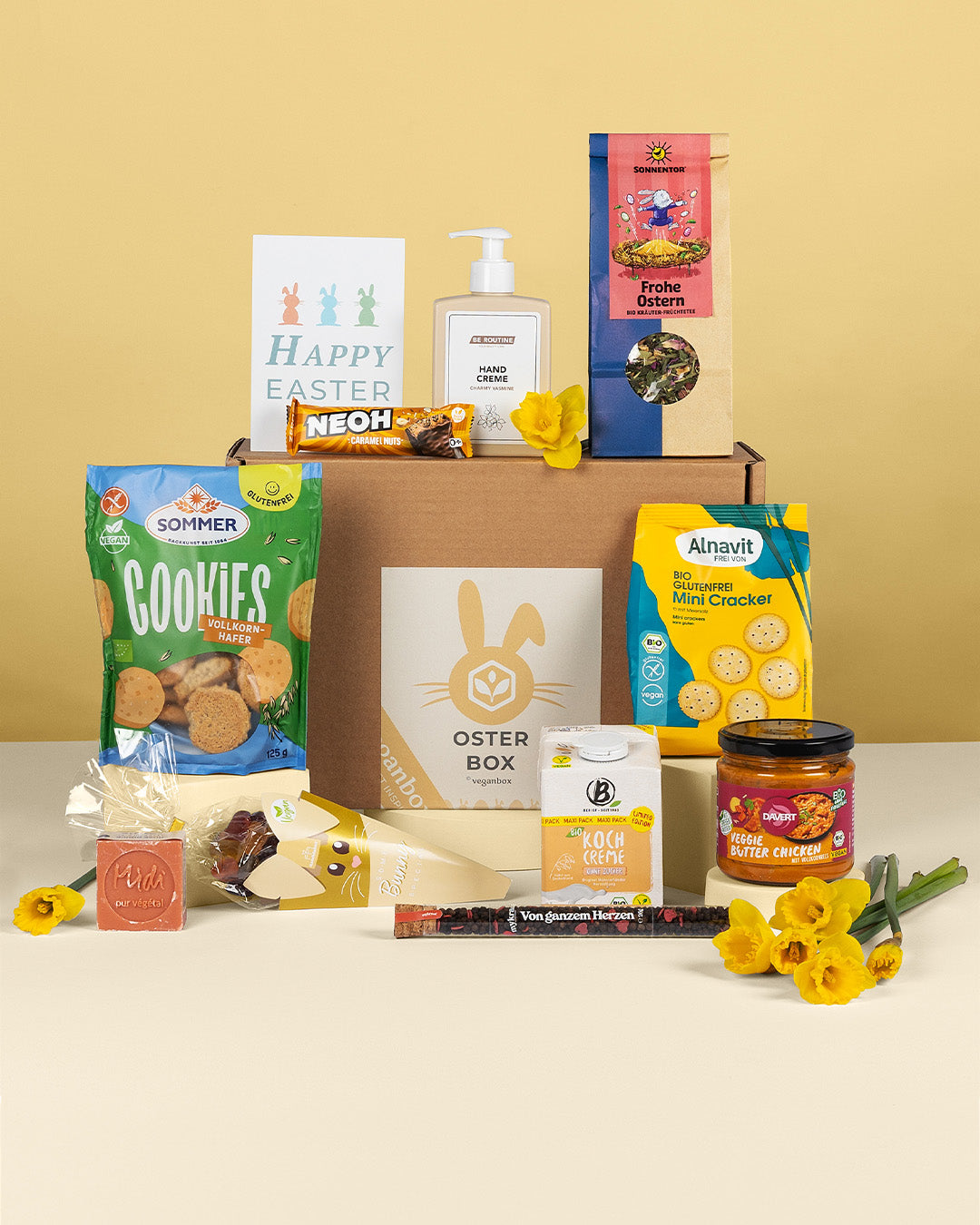 Vegane Ostersuessigkeiten in der Osterbox