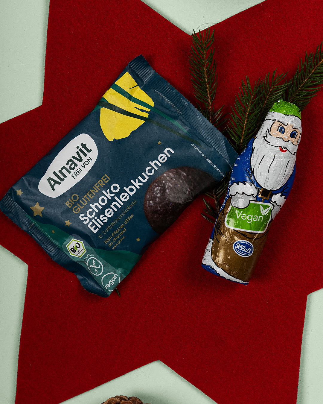 Veganer Weihnachtsmann